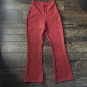URBAN OUTFITTERS Britney Suede HighRise Flare Pant